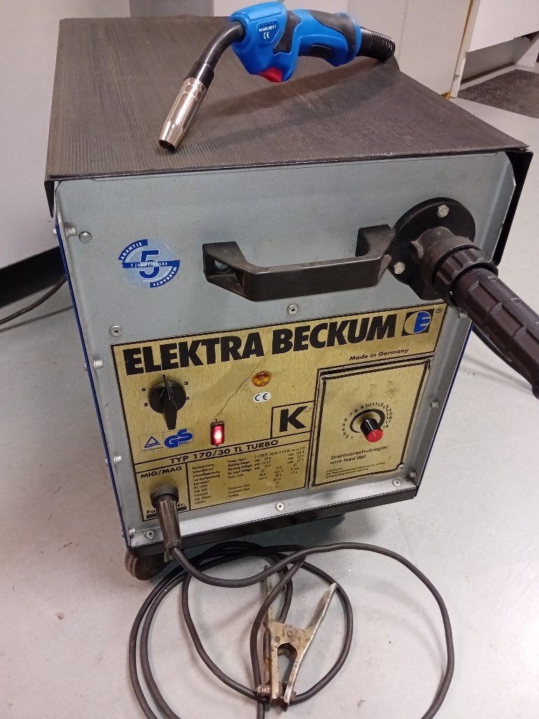 Plaatwerk en Constructie CO2 Mig Mag Elektra Beckum 170/30TL, Ophalen, Zo goed als nieuw, IJzer, Overige typen