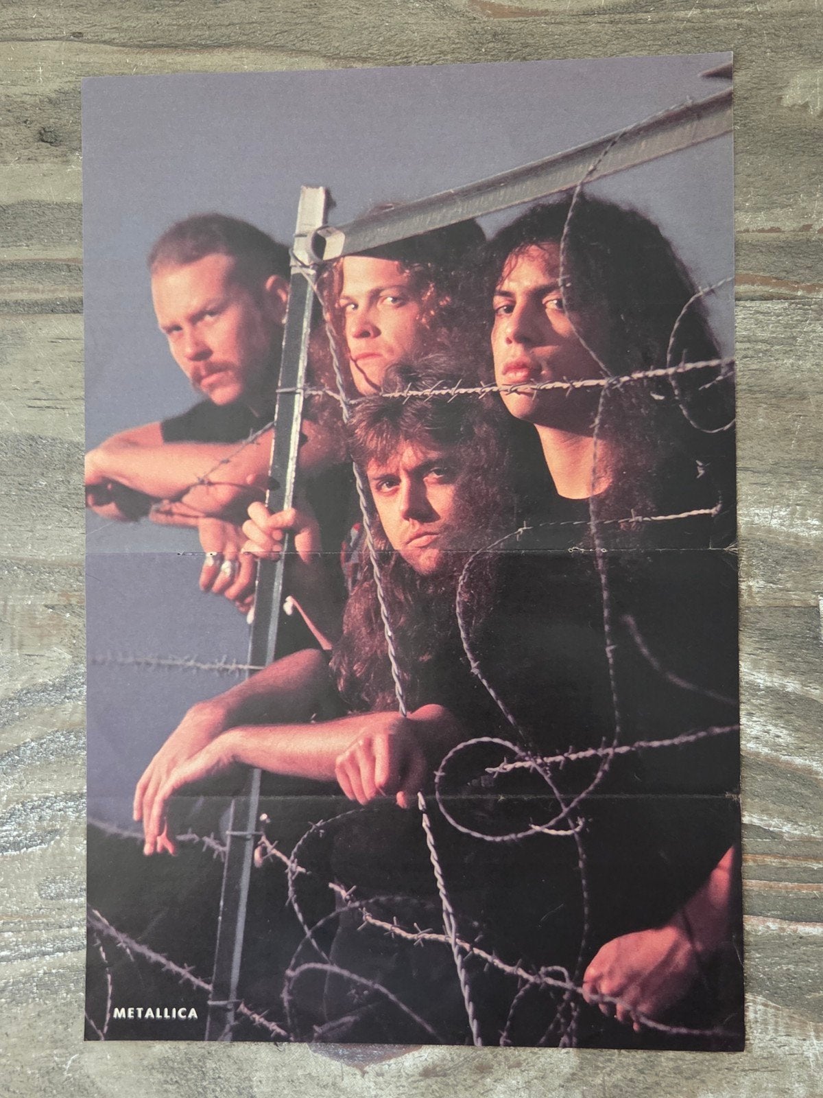 Metallica Poster - Vintage Muziek Poster, Ophalen of Verzenden, Zo goed als nieuw, A1 t/m A3, Muziek