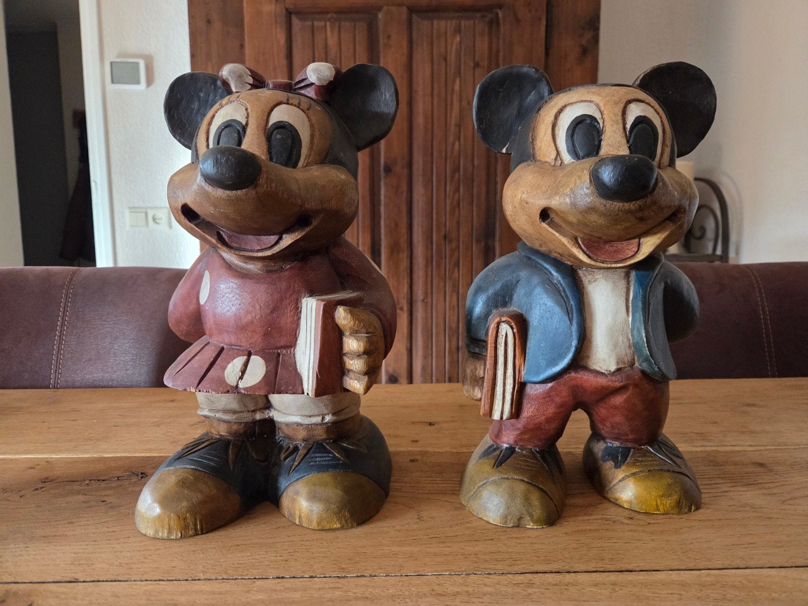 Houten Disney beelden, Verzamelen, Beelden en Beeldjes, Ophalen of Verzenden, Zo goed als nieuw