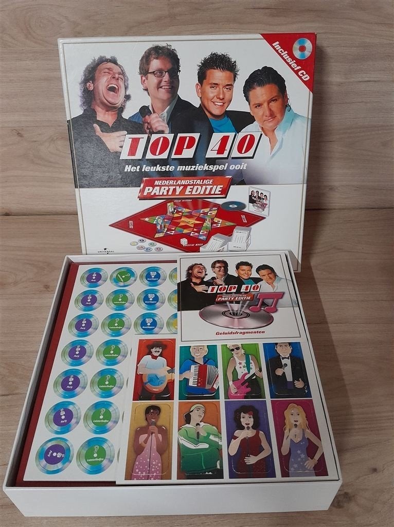 Top 40 spel - party editie - s5310, Hobby en Vrije tijd, Verzenden, Zo goed als nieuw