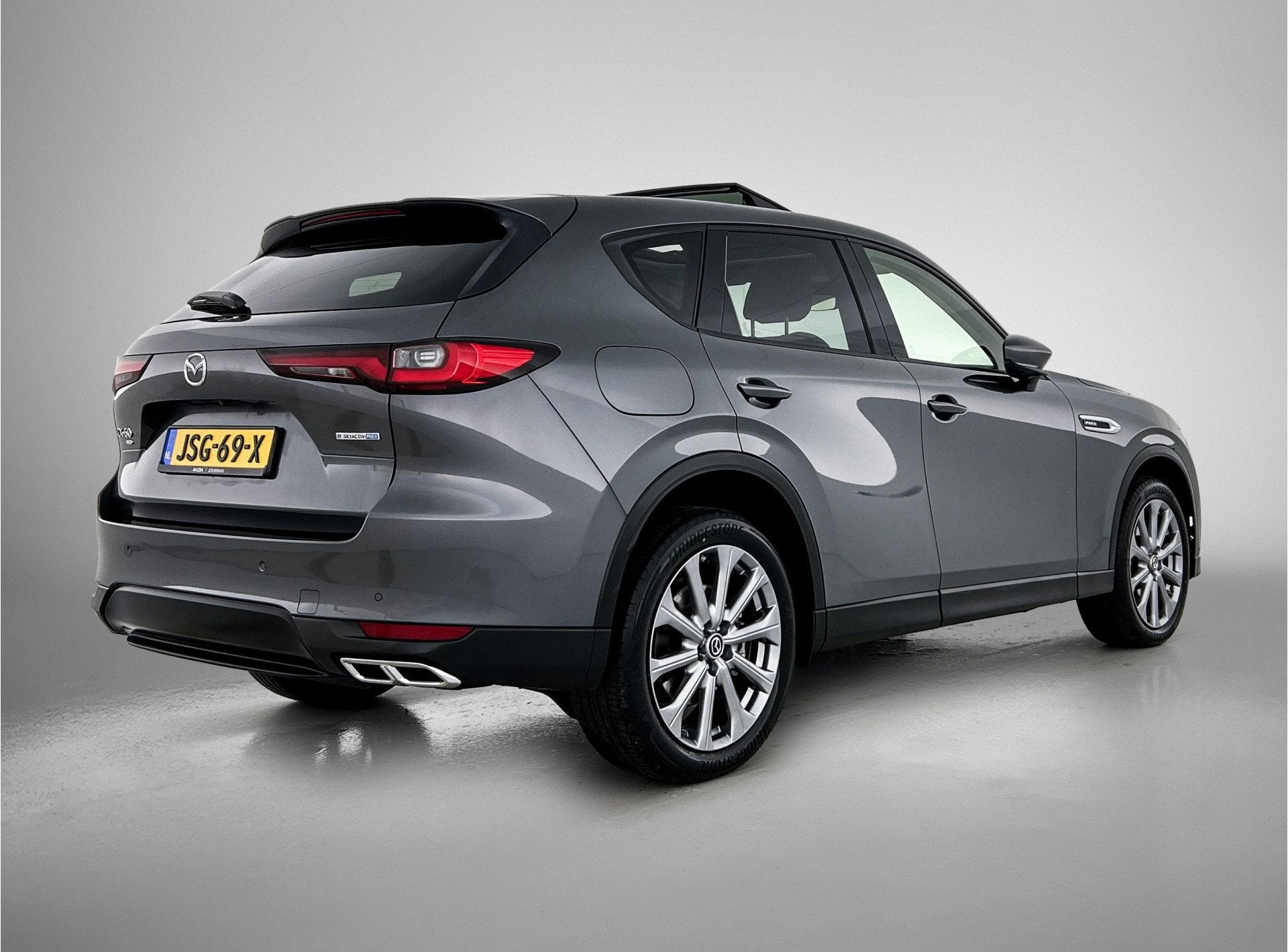 Mazda CX-60 2.5 e-SkyActiv PHEV Exclusive-Line | Panoramadak, Auto's, Mazda, Automaat, 12 maanden, Adaptive Cruise Control, Zwart