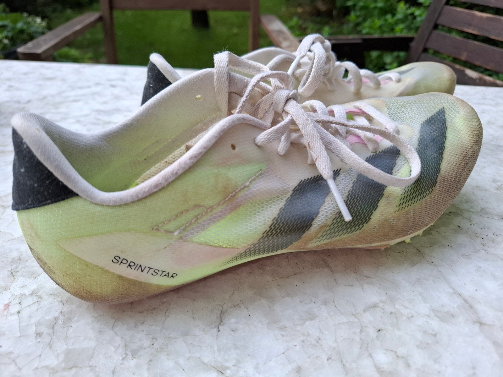 Adidas Sprintstar Spikes - Maat 40 2/3, Ophalen of Verzenden, Gebruikt, Spikes, Adidas