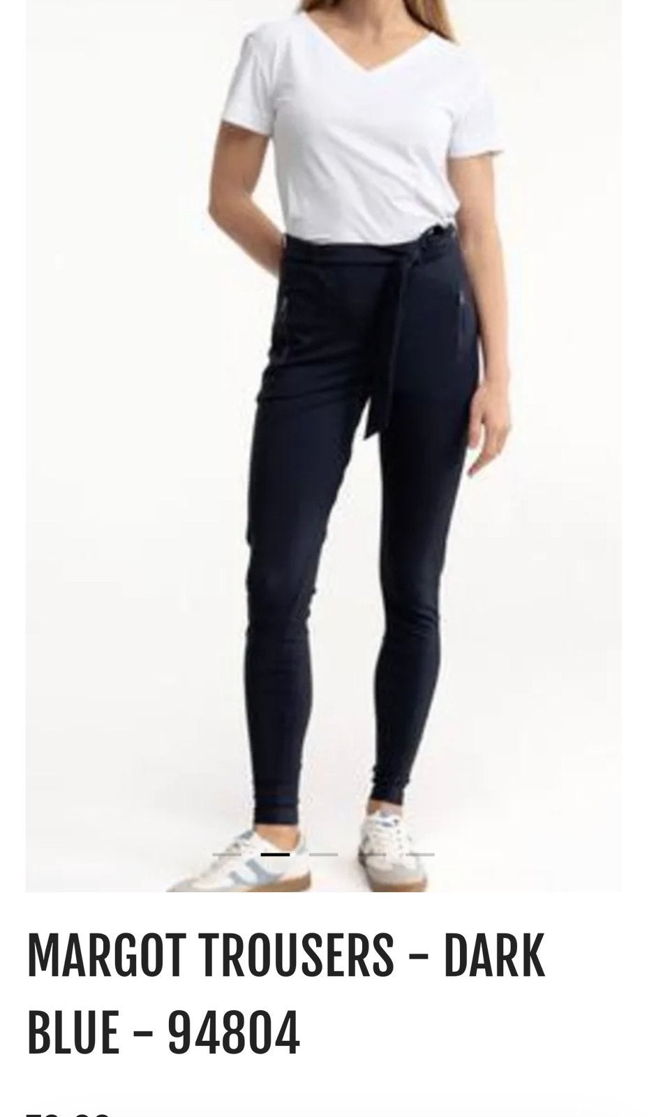 Nieuw - Studio Anneloes - broek - margot - donker blauw, Kleding | Dames, Broeken en Pantalons, Ophalen of Verzenden, Blauw, Lang