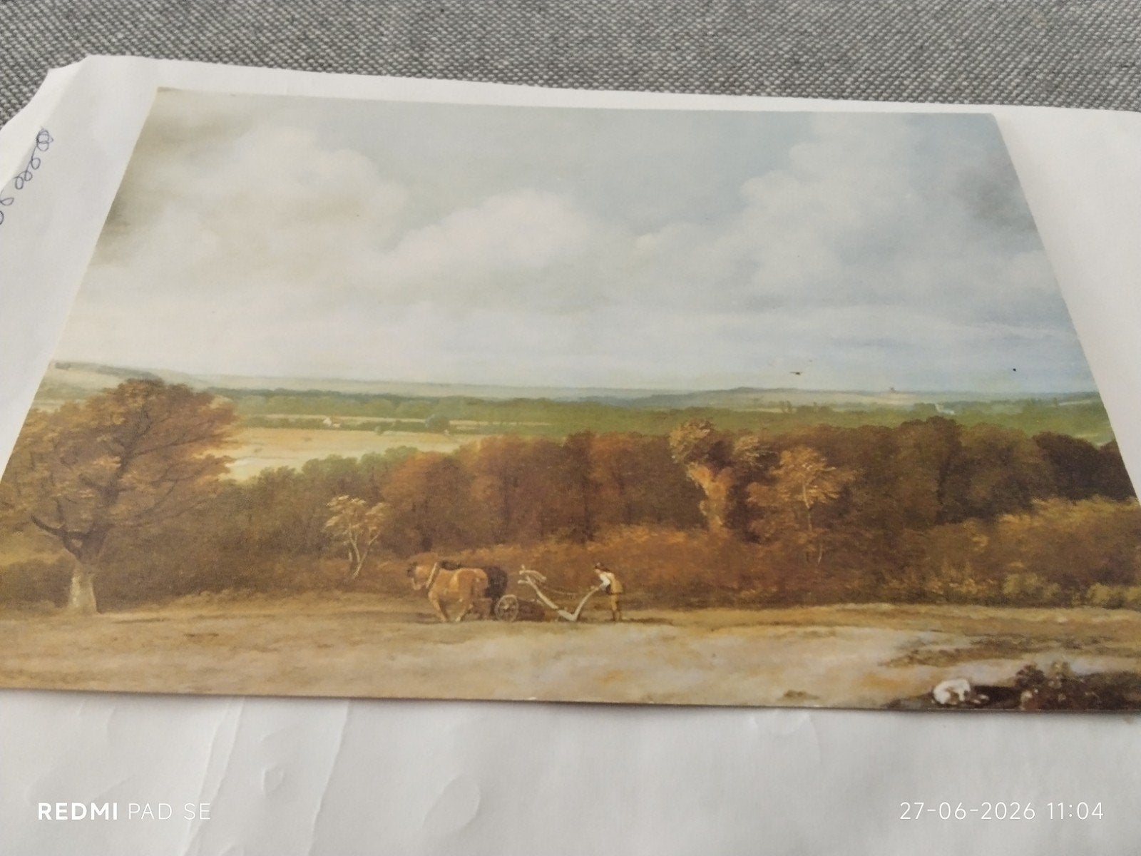 Ansichtkaart: John Constable - Ploegscène in Suffolk, Ophalen of Verzenden, 1980 tot heden