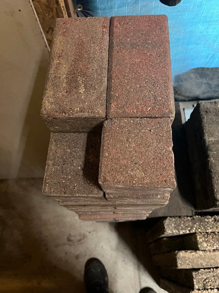 betonklinkers, Ophalen, Gebruikt, Klinkers, Minder dan 5 m²