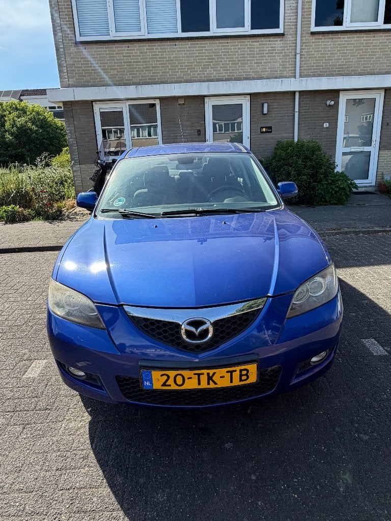 Mazda 3 1.6 Sedan 2006 Blauw, Voorwielaandrijving, Stof, Zwart, 4 cilinders