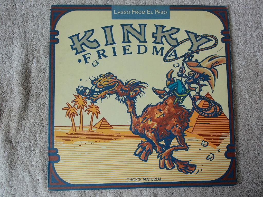 Kinky Friedman - lasso from El Paso ( usa ), Inclusief binnenhoes, Verzenden, Zo goed als nieuw, 12 inch