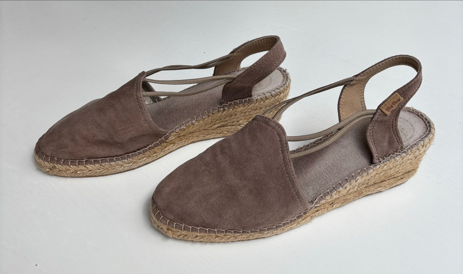Toni Pons espadrilles taupe, maat 43, Ophalen of Verzenden, Gedragen, Bruin, Espadrilles of Moccasins