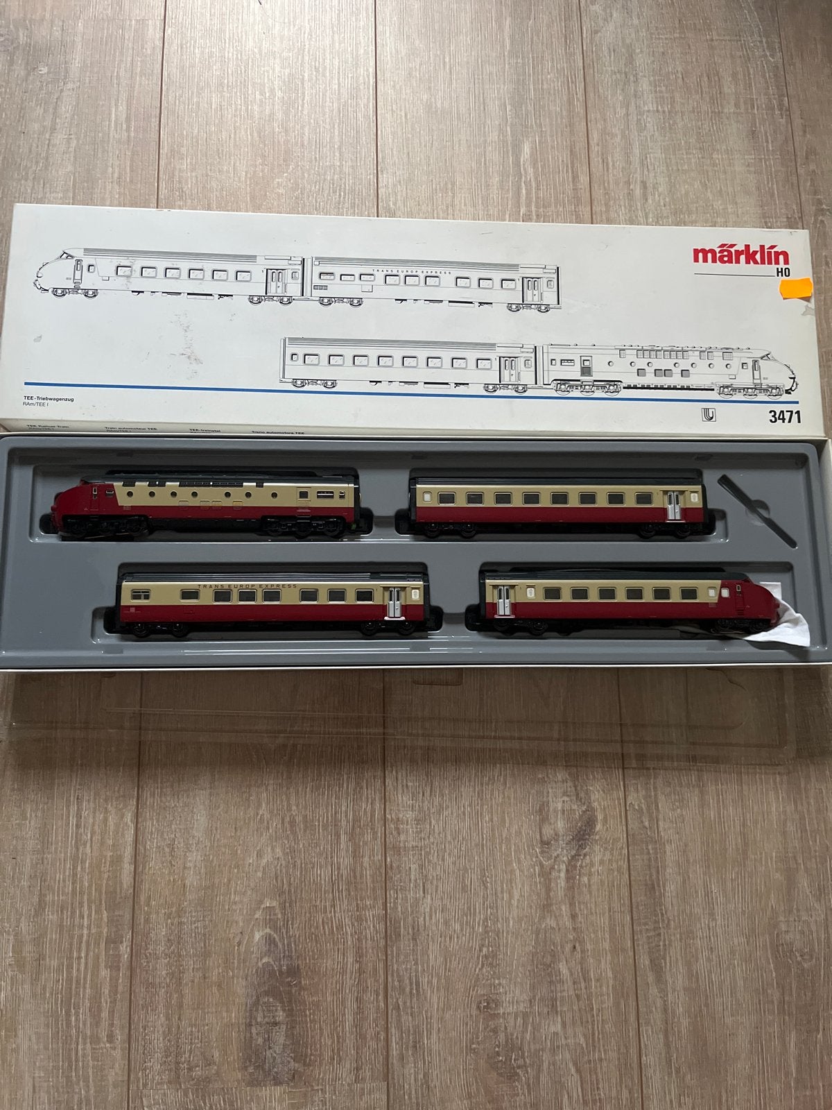 Märklin 3471 TEE Treinset - Hoogwaardige Modelspoorbaan, Wisselstroom, Treinset, Nieuw, Ophalen of Verzenden