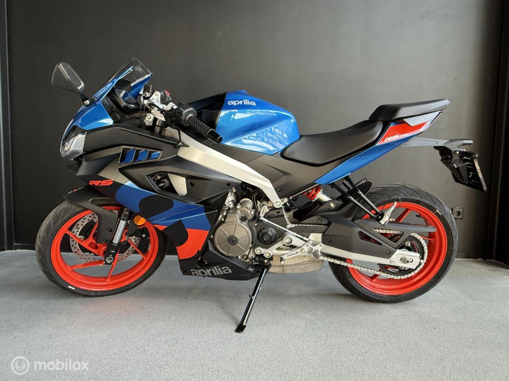 Aprilia RS457 Coral Snake Blue uit voorraad leverbaar, Bedrijf, Handgeschakeld, Info@aprilia.it, 457 cc