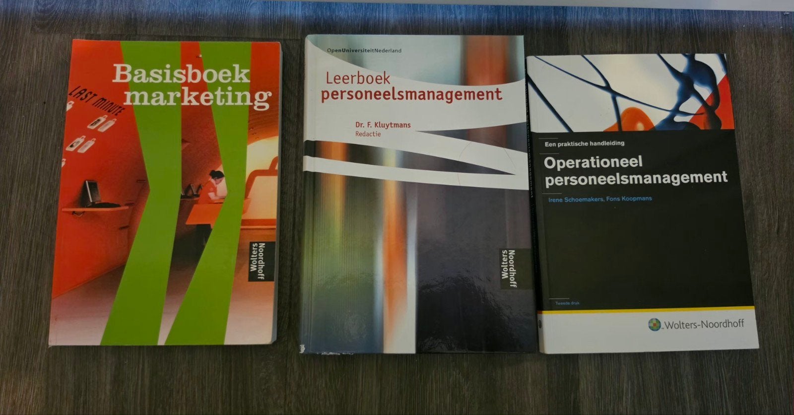 Basisboek Marketing + 2 boeken Personeelsmanagement, Boeken, Gelezen, Diverse auteurs, Gamma, HBO
