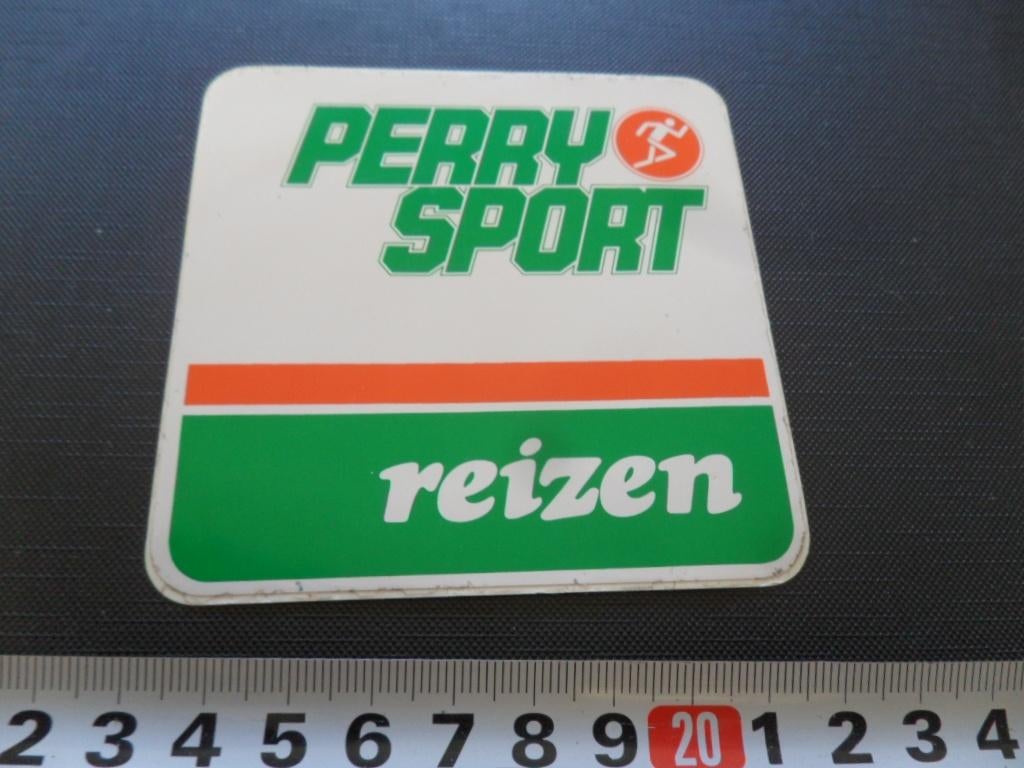 sticker PERRY SPORT Reizen, Ophalen, Zo goed als nieuw