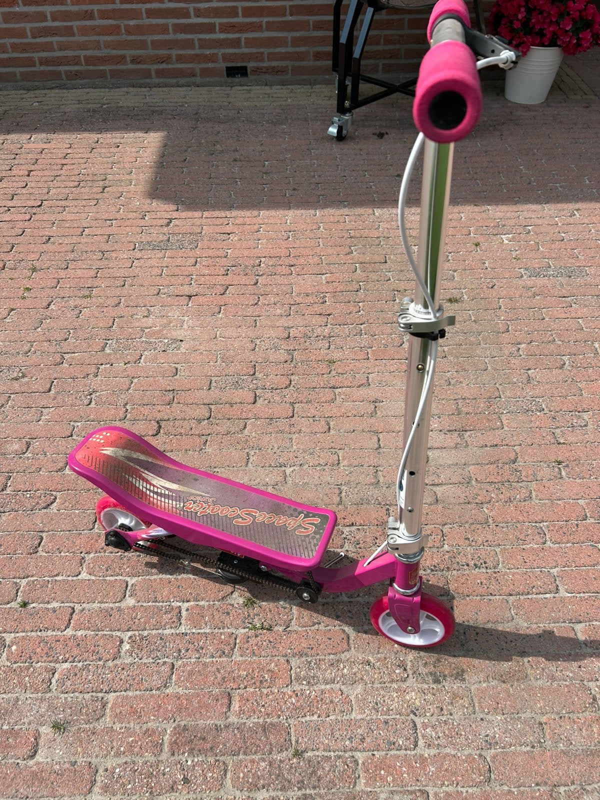 Spacescootwr junior roze in hele nette staat, Ophalen, Zo goed als nieuw, Gewone step