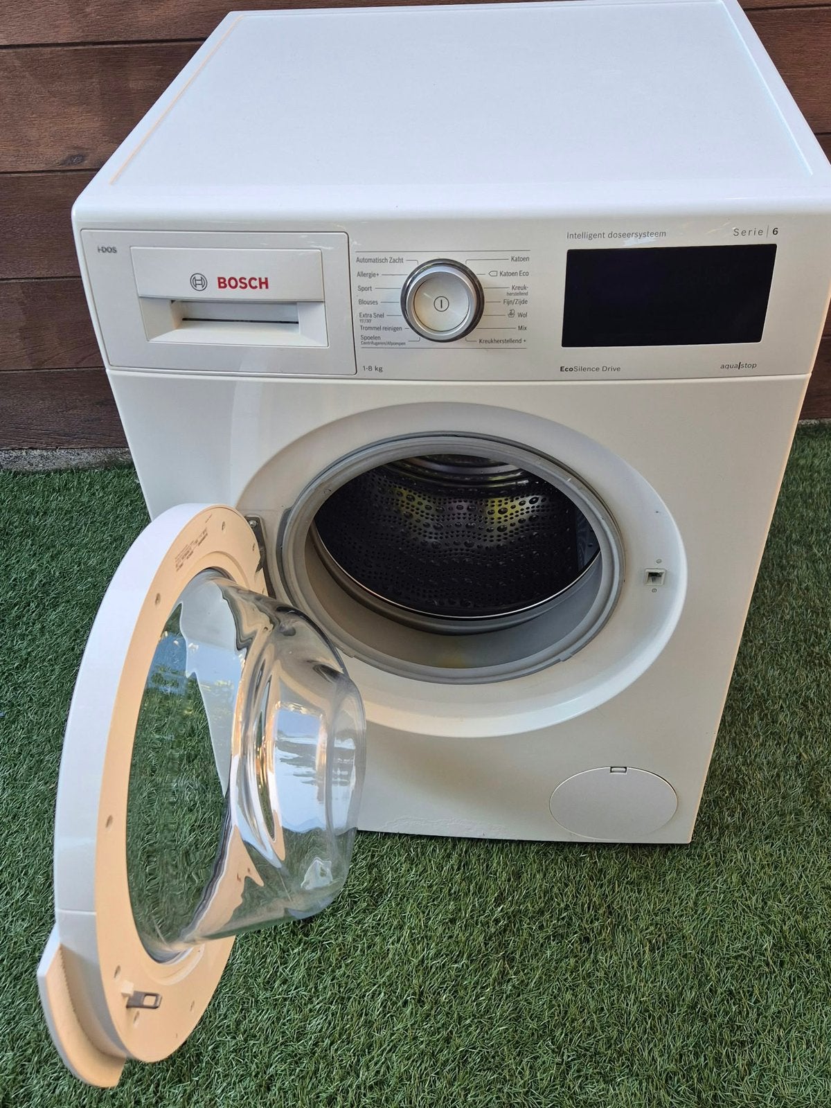 Bosch Serie 6 i-DOS wasmachine 8 kg, Witgoed en Apparatuur, Ophalen, 1200 tot 1600 toeren, 8 tot 10 kg, Zo goed als nieuw