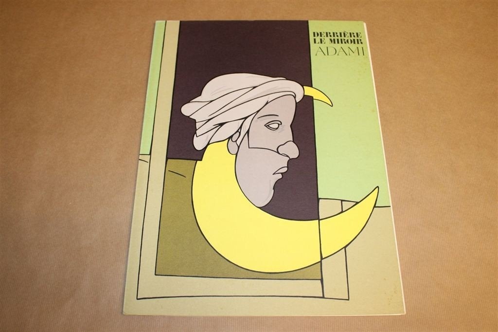Kunstuitgave Derrière Le Miroir. Adami. Zeldzaam. 1980., Ophalen of Verzenden, Gelezen
