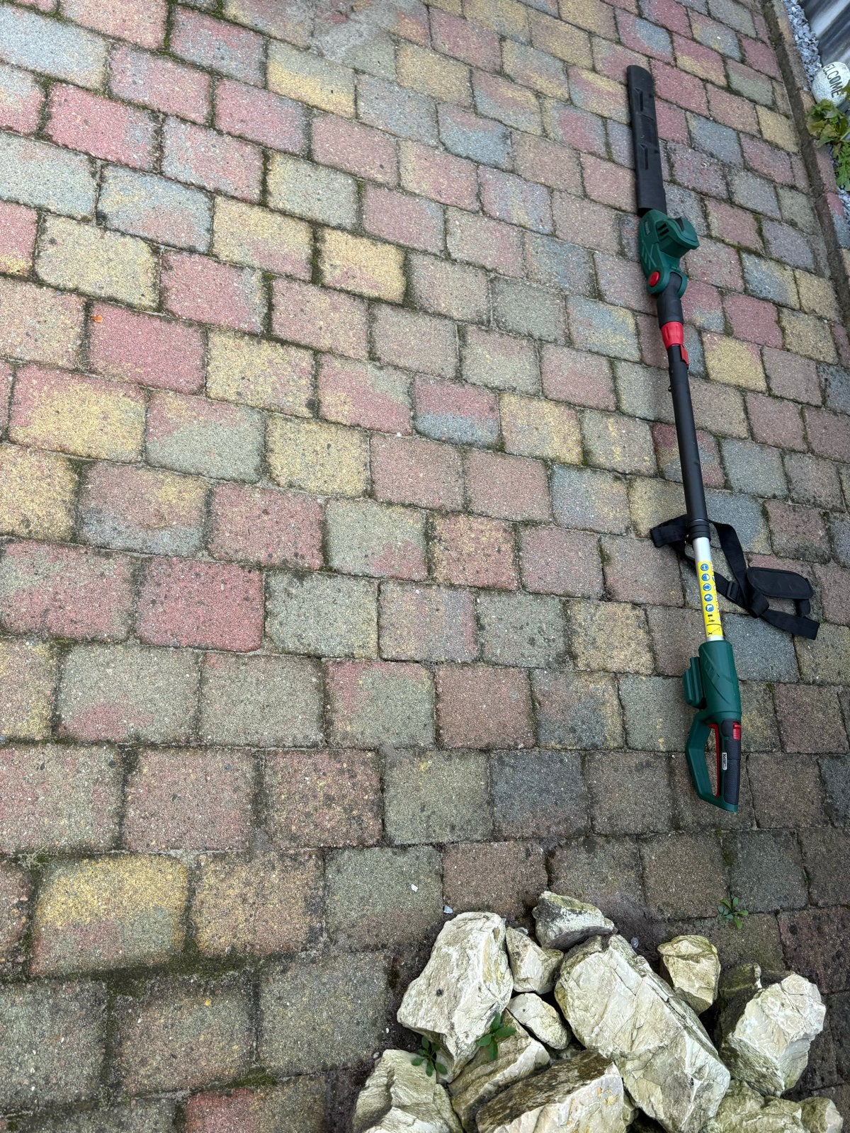 Parkside Heggenschaar op steel - Elektrisch (accu), Ophalen, Zo goed als nieuw, Elektrisch