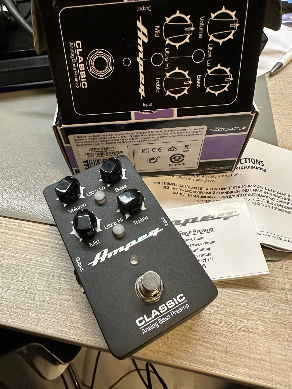 Ampeg Classic Analog Bass Preamp - Zo goed als nieuw, Ophalen of Verzenden, Zo goed als nieuw, Overige typen