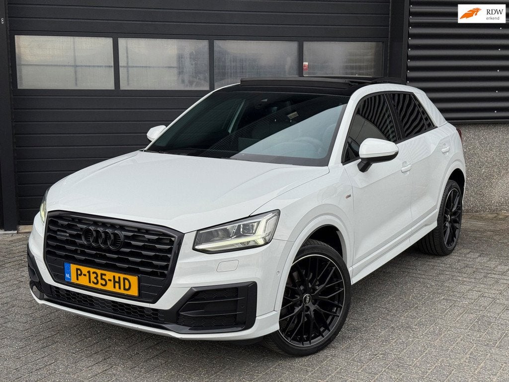 Audi Q2 2.0 TFSI quattro S-line Virtual Pano, Auto's, Audi, Automaat, Automatische klimaatregeling, Gebruikt, 1984 cc