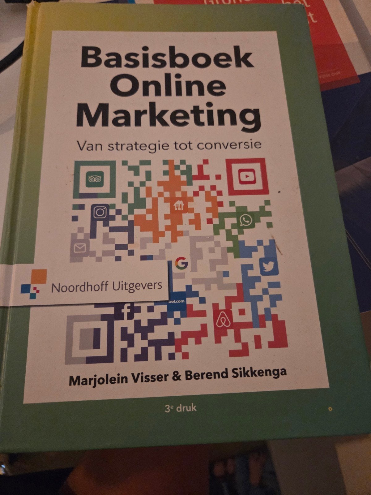 Basisboek Online Marketing - Visser & Berend Sikken, Zo goed als nieuw, Gamma, Marjolein Visser & Berend Sikkenga, HBO