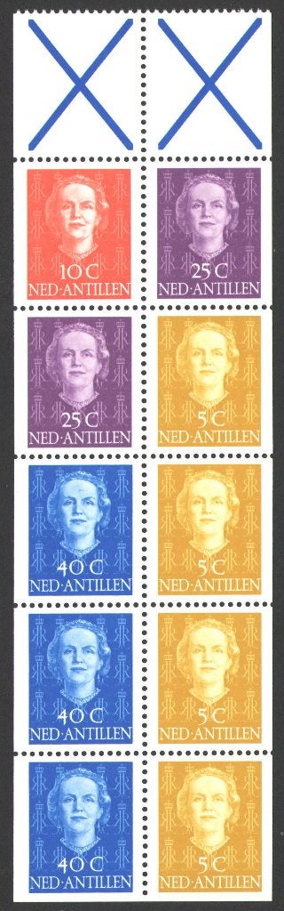 Nederlandse Antillen Inhoud PZB 4A rechts postfris 1979, Ophalen of Verzenden, Postfris