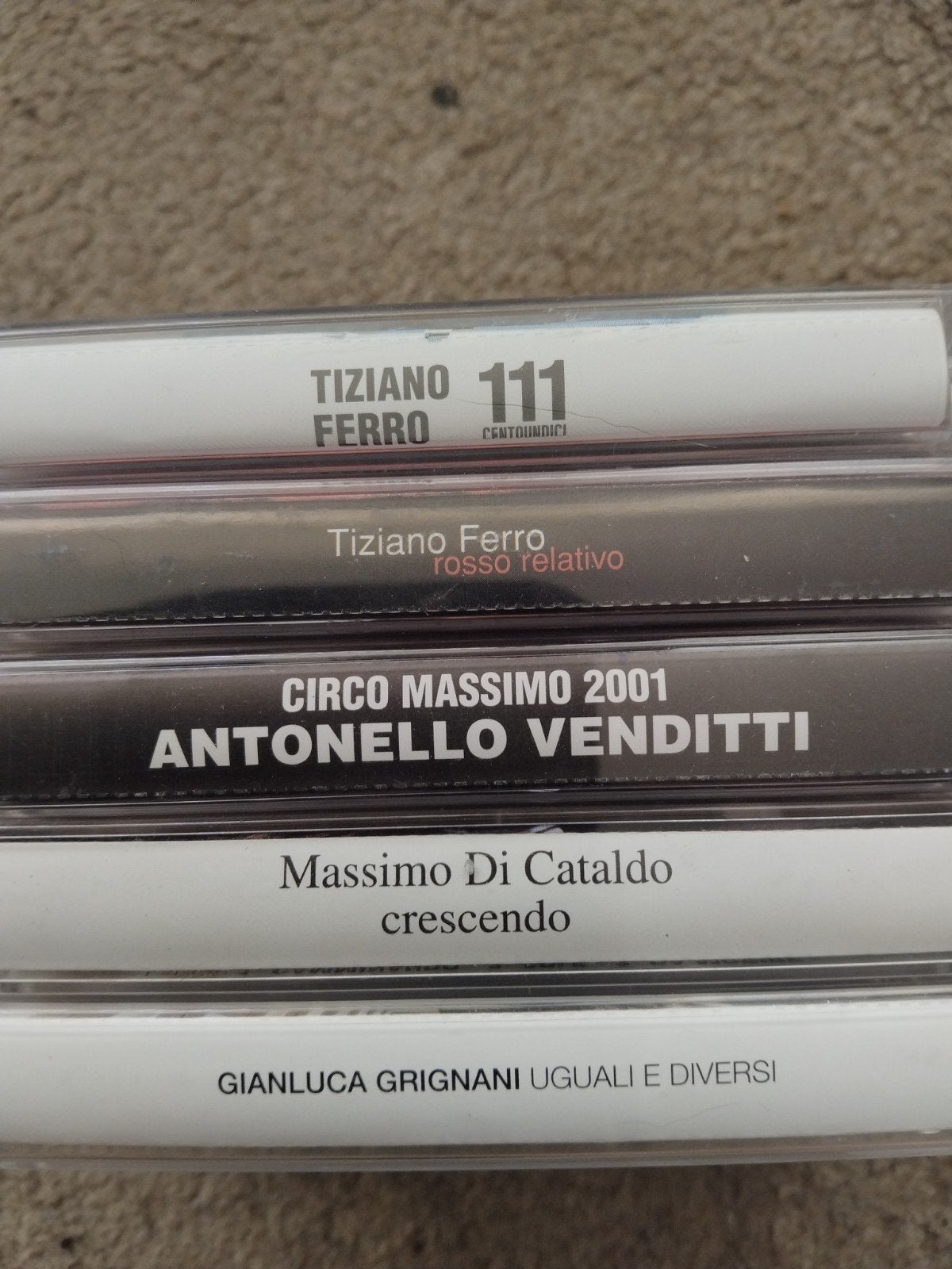5 cassettebandjes ITALIAANSE ZANGERS, Cd's en Dvd's, Cassettebandjes, Ophalen of Verzenden, Nieuw in verpakking, Overige genres