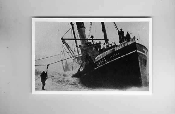 scheepvaart-STRANDINGEN/RAMP-125- GY 858, Ophalen of Verzenden