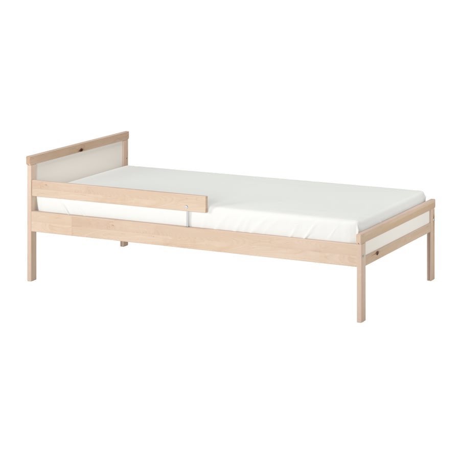 IKEA kinderbed 70x160 cm incl. nieuwe matras, Ophalen, Wit, 190 cm of minder, Zo goed als nieuw
