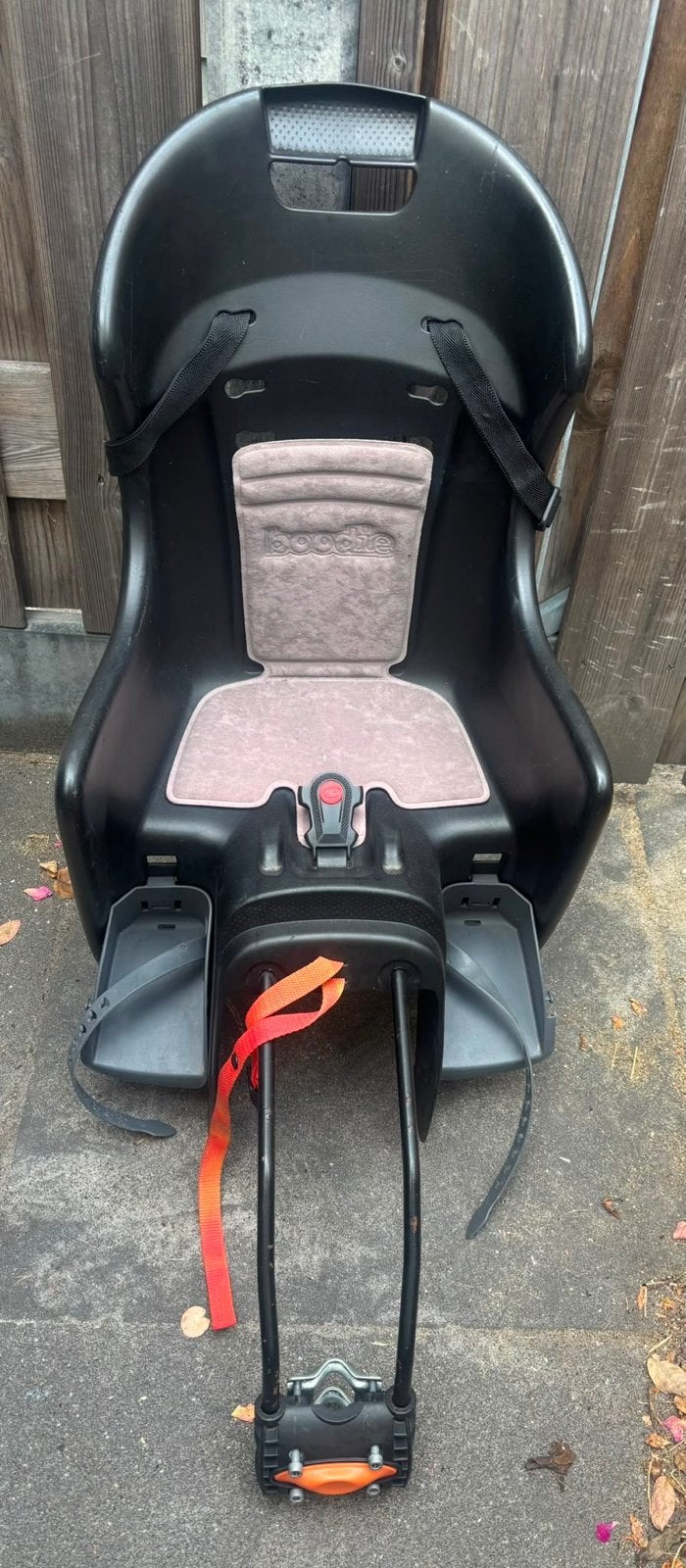 Polisport Boodie Achterzitje - Gebruikt, Fietsen en Brommers, Fietsaccessoires | Fietsstoeltjes, Achterzitje, Ophalen, 15 t/m 25 kg