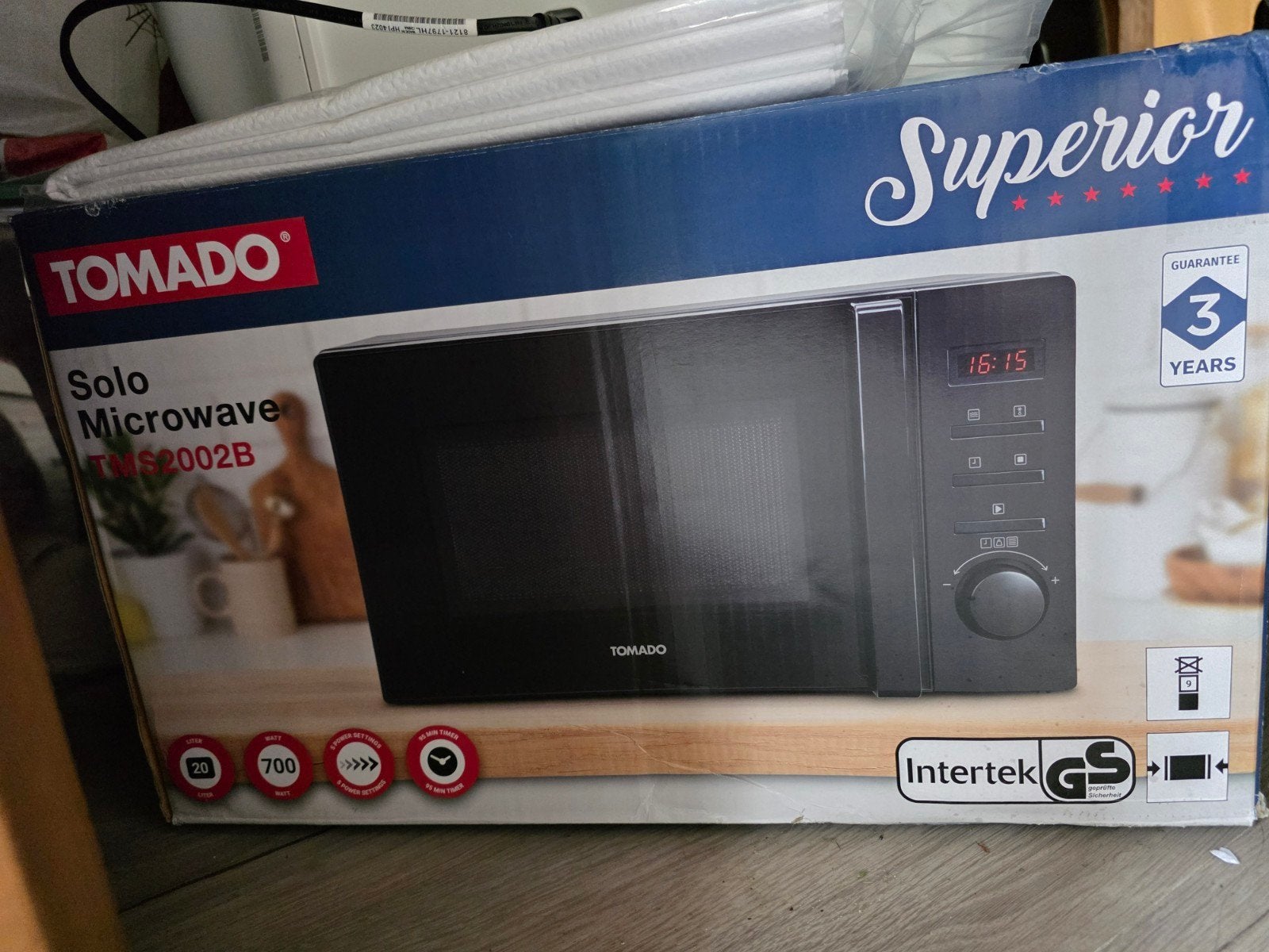 Tomado Solo Magnetron TMS2002B - Nieuw in doos, Ophalen, Minder dan 45 cm, Nieuw, Magnetron