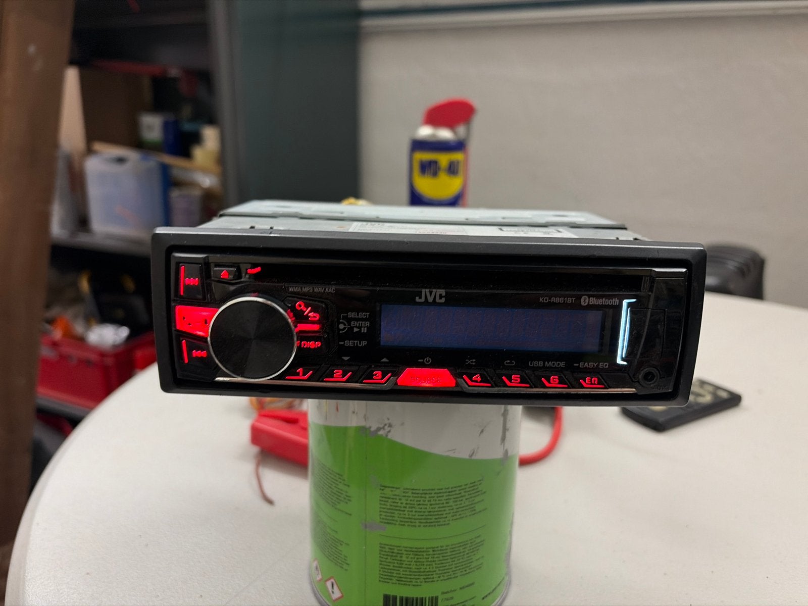 JVC KD-R861BT CD-ontvanger met Bluetooth, Ophalen of Verzenden, Zo goed als nieuw