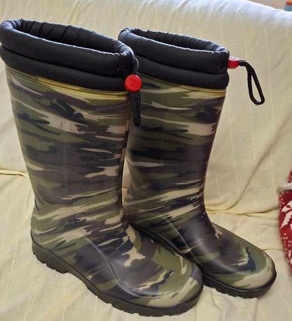 Dunlop camouflage regenlaarzen, maat 46, Overige kleuren, Ophalen of Verzenden, Dunlop, Regenlaarzen