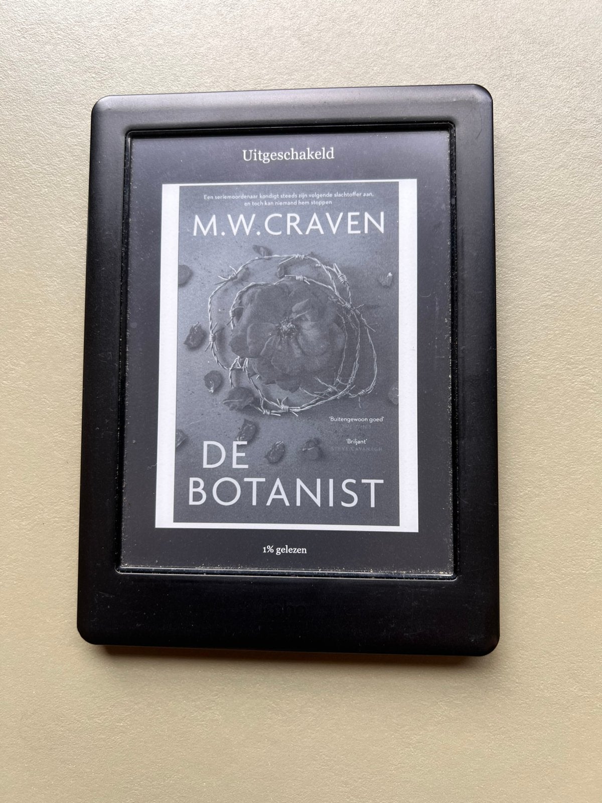 Kobo Glo HD e-reader, Ophalen of Verzenden, Gebruikt, 4 GB of minder, Touchscreen
