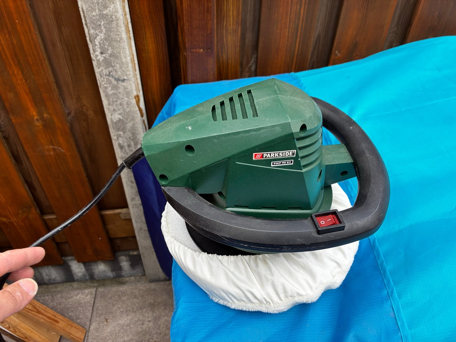 Parkside PWP 90 B2 Polijstmachine – 90 W, Ophalen of Verzenden, Gebruikt, Minder dan 600 watt, Overige typen