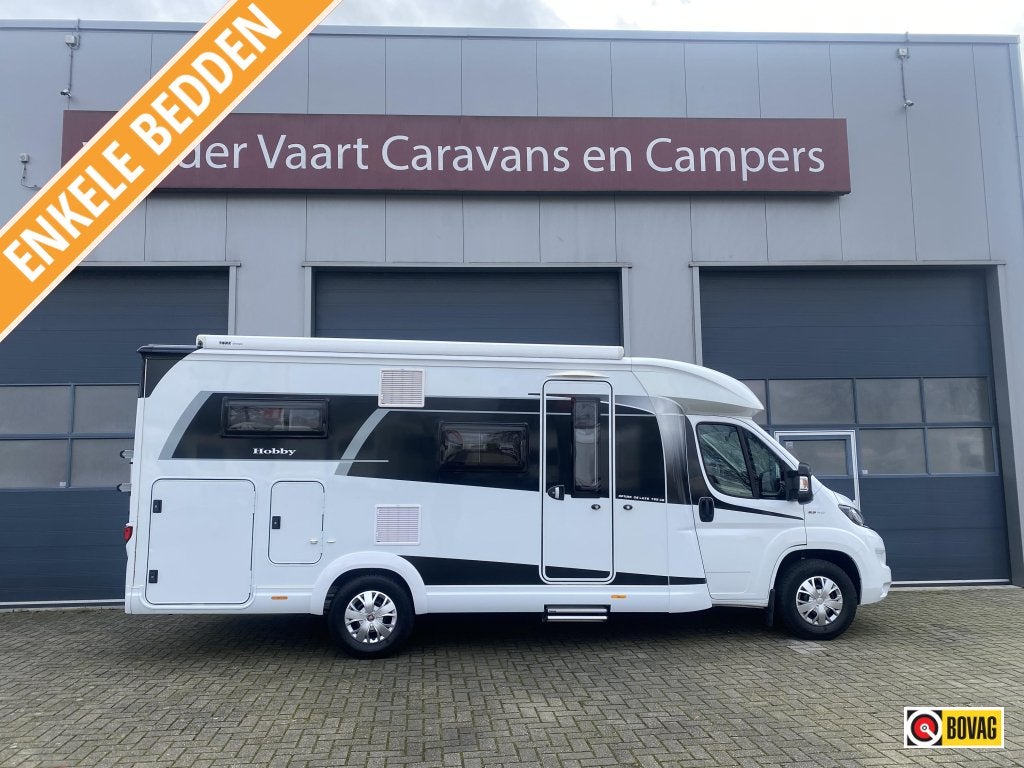 Hobby Premium De Luxe T65 GE Fiat Basis Telair Dak Airco, Caravans en Kamperen, Fiat, Hobby, Tot en met 2, Bedrijf