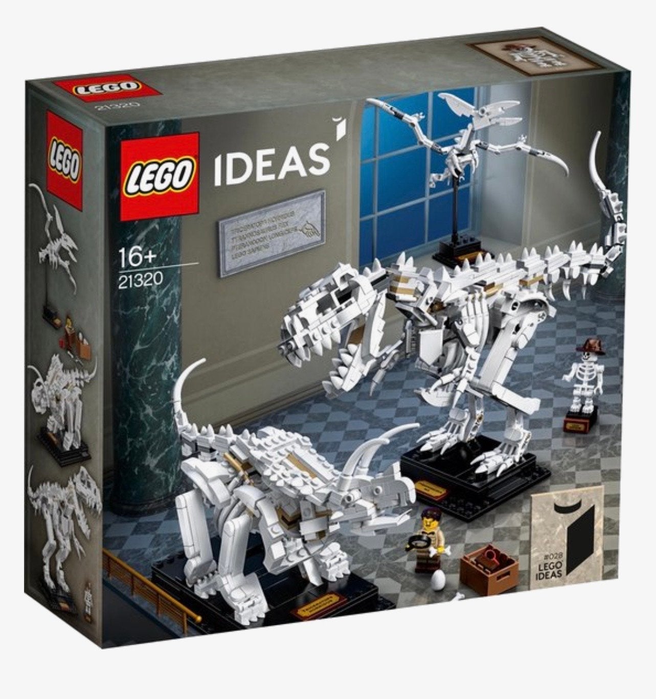 LEGO Ideas 21320 Dinosaurus Fossielen Set, Ophalen of Verzenden, Nieuw, Overige merken