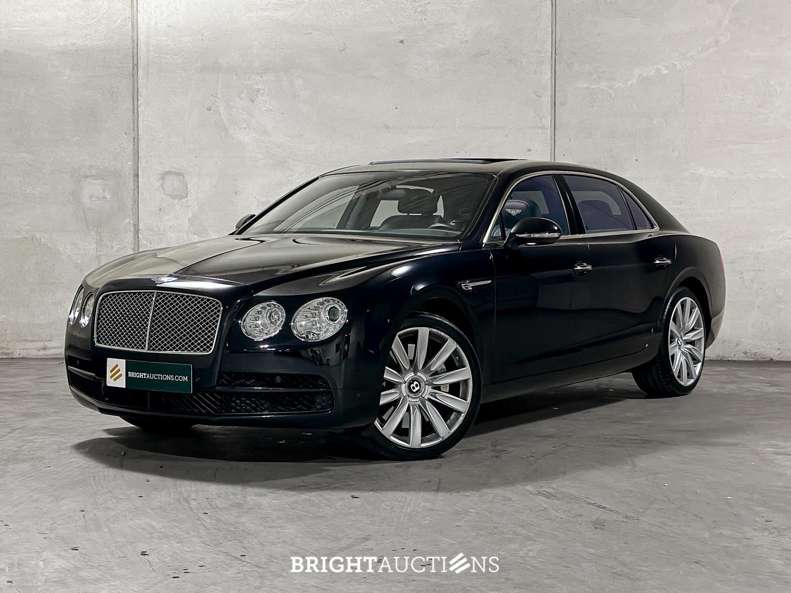 Bentley Flying Spur 4.0 V8 507pk (bj 2015, automaat), Auto's, Automaat, Gebruikt, 8 cilinders, Zwart