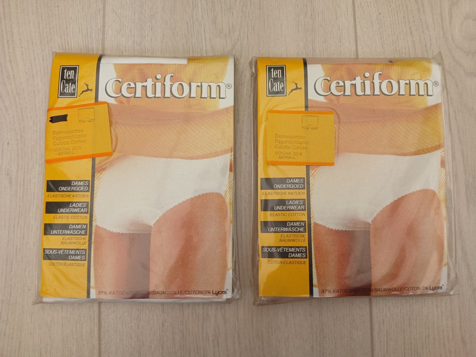 Ten Cate Certiform hoge onderbroeken XL (2 stuks), Kleding | Dames, Ten Cate, Ophalen of Verzenden, Wit, Broekje of Short