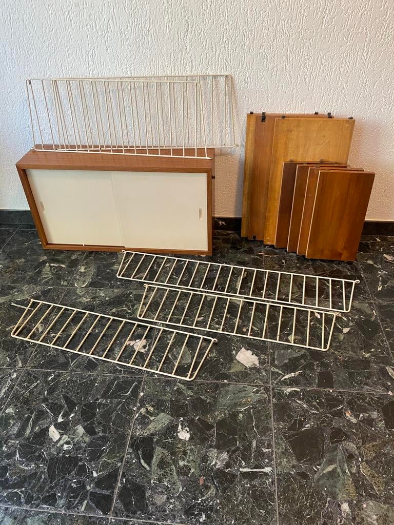 Vintage wandmeubel, Gebruikt, Ophalen of Verzenden, Minder dan 150 cm, Minder dan 100 cm