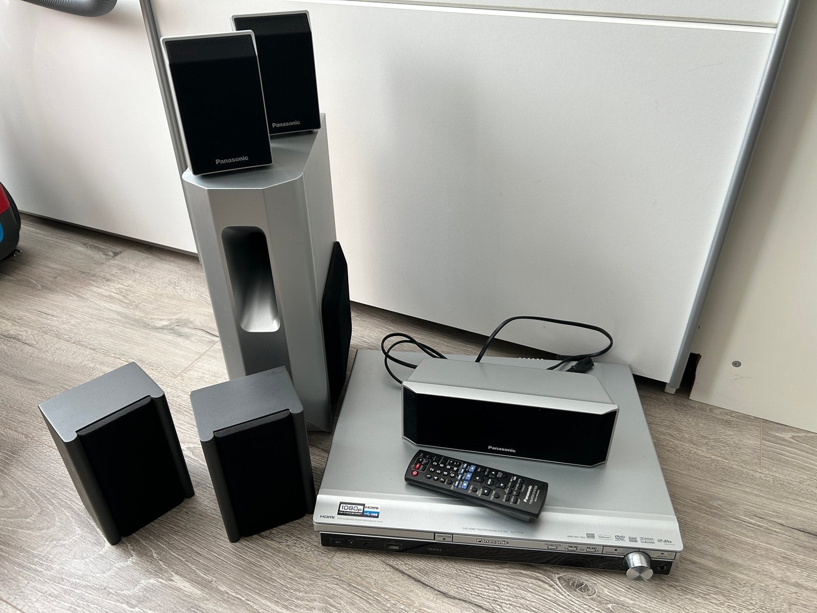 Panasonic Home Cinema Set met CD/DVD-speler en 5.1 geluid, Ophalen, Gebruikt, Panasonic, 70 watt of meer