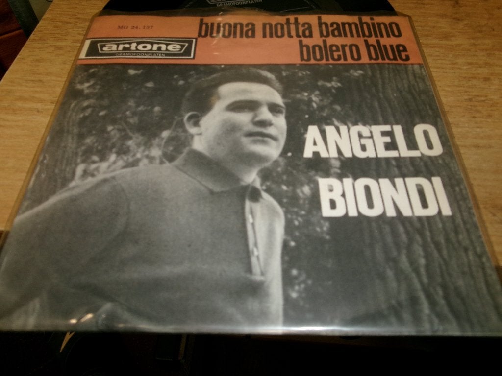 ANGELO BIONDI / Buena notta bambino / NL FH / ZG / 1962, Ophalen of Verzenden, Gebruikt, Pop