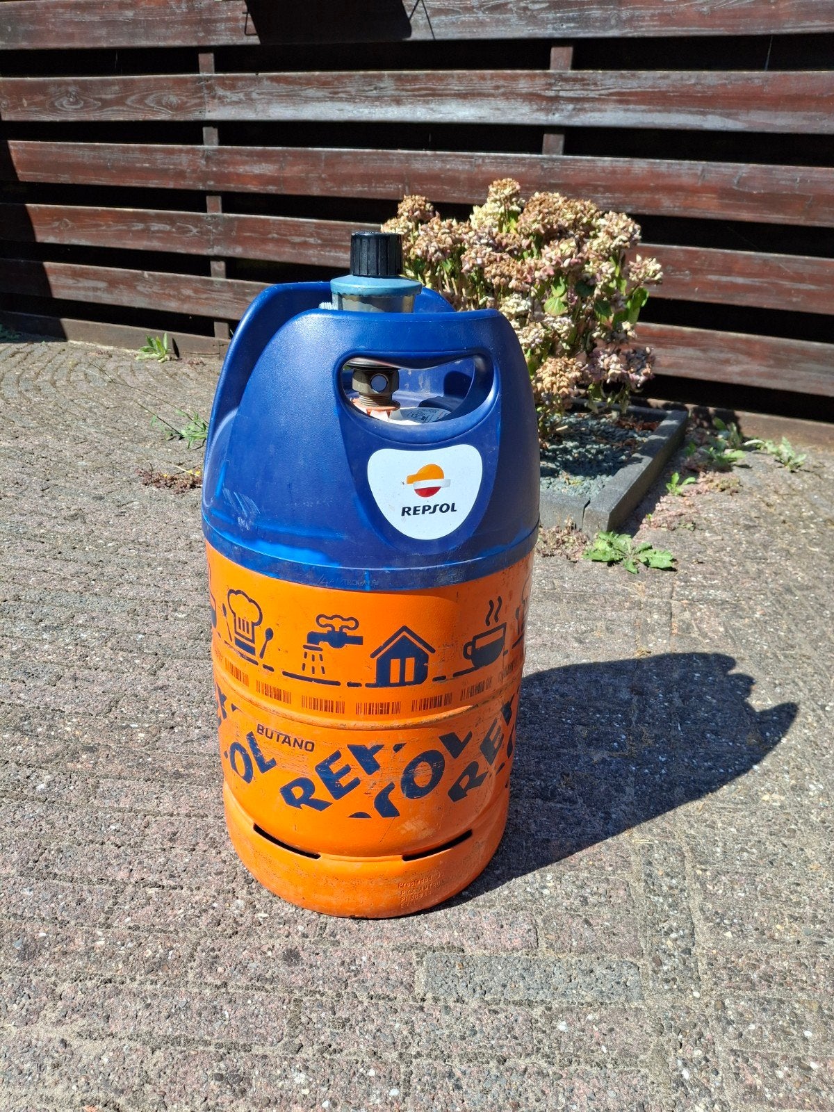 Spaanse Repsol Butano gasfles in Purmerend op te halen, Ophalen
