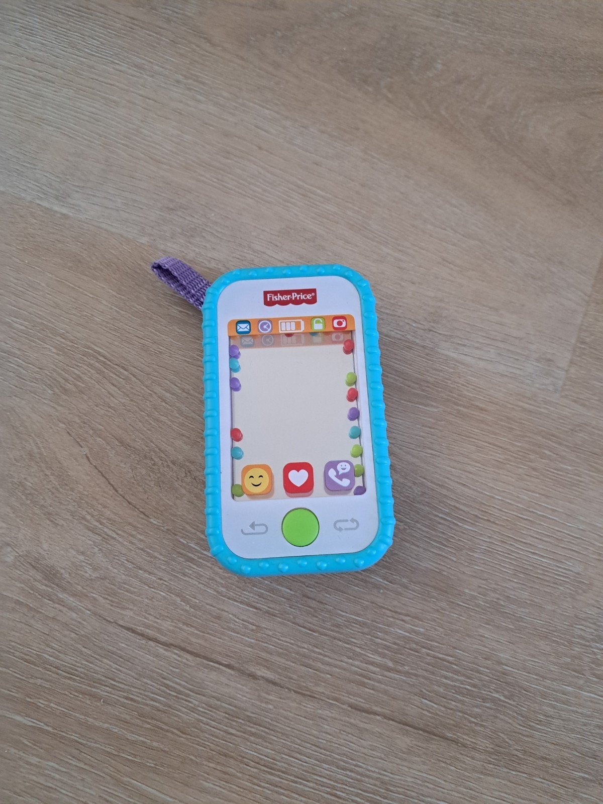 Fisher-Price Smartphone Speelgoedtelefoon met Geluid, Ophalen of Verzenden, Zo goed als nieuw, Rammelaar, Met geluid
