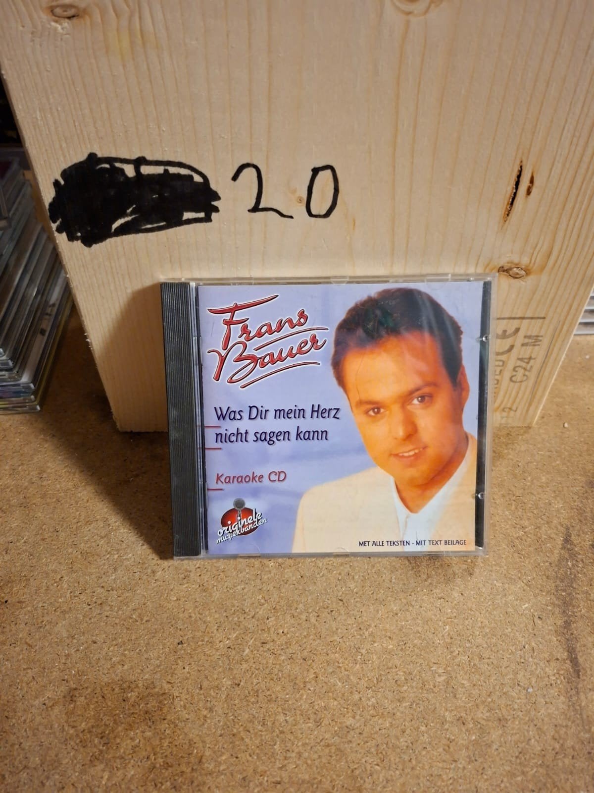 Frans Bauer - Was Dir mein Herz nicht sagen kann Karaoke CD, Gebruikt, Schlager, Ophalen of Verzenden, Inclusief boekje