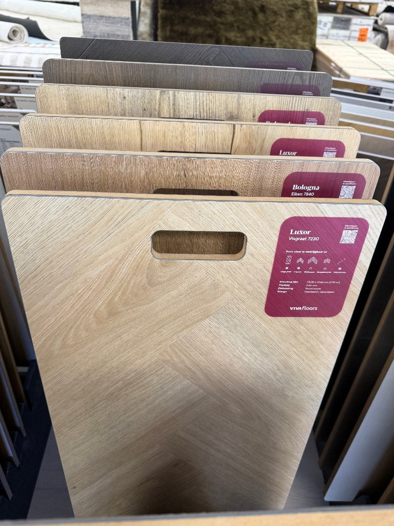 VIVAFLOORS PVC VLOEREN | VISGRAAT | KLIK & PLAK | DEALS, Ophalen of Verzenden, Nieuw, 75 m² of meer, Parket