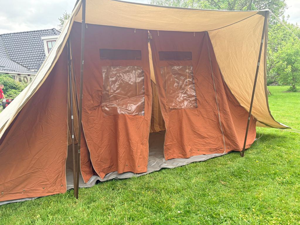 De waard tent - Albatros, Caravans en Kamperen, Tenten, Ophalen, Gebruikt, Tot en met 4