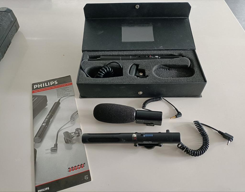 3 camera microfoons Philips 22AV5133 en SBC3070, Audio, Tv en Foto, Videocamera's Analoog, Ophalen of Verzenden, Overige typen