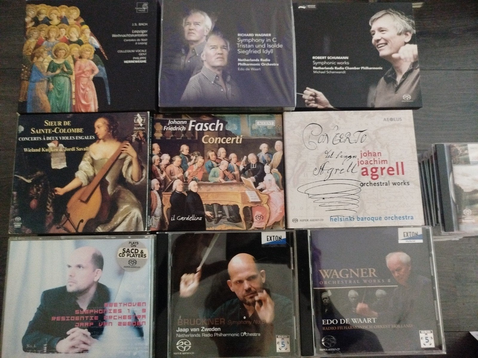 SACD COLLECTIE KLASSIEK COMPOSERS SACD DSD SUPER AUDIO 39st, Overige componisten, Modernisme tot heden, Ophalen of Verzenden, Zo goed als nieuw