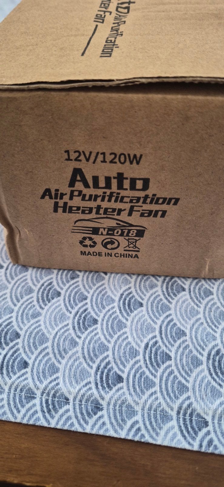 Auto air Purification Heater Fan. 12/120W Niuwe, Overige materialen, Wandtegels, Minder dan 20 cm, Minder dan 5 m²
