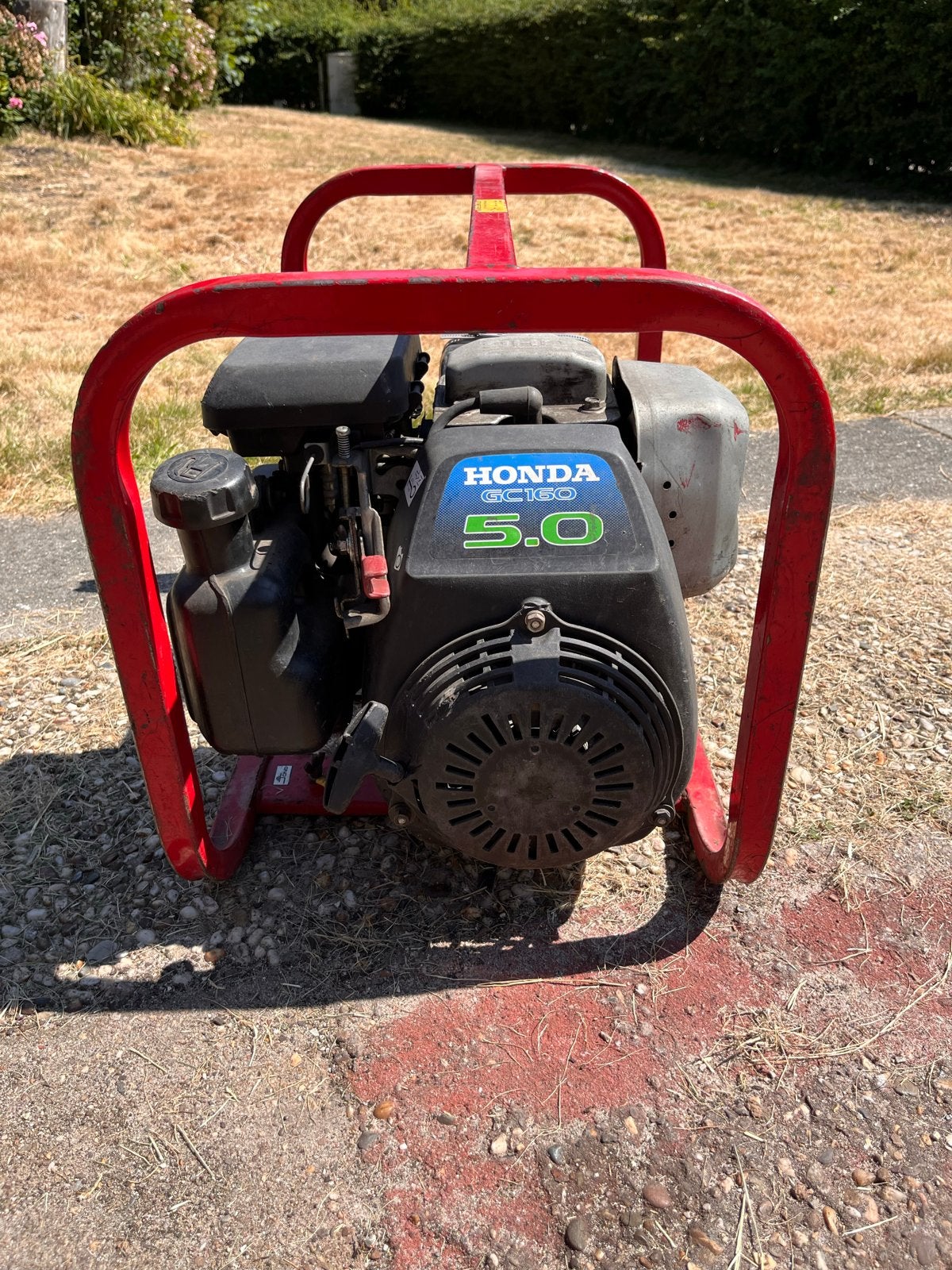 Honda GC160 Aggregaat 5.0 - Benzine Generator, Doe-het-zelf en Verbouw, Ophalen, Gebruikt, 5 tot 10 kVA, Benzine
