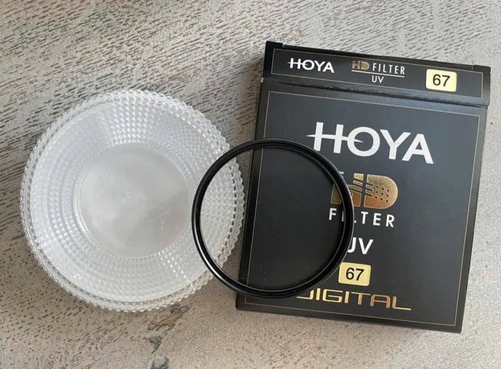 Hoya uv filter 67, Ophalen, 60 tot 70 mm, UV-filter, Zo goed als nieuw